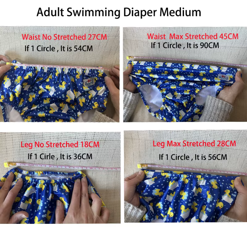 Pañales de natación impermeables para adultos – Uso en piscina - imagen 4