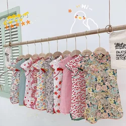 Vestido Hanfu Tang para niñas de 2 a 10 años – Cheongsam chino verano