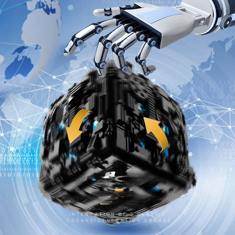 Mecanismo caja de descifrado montaje de bloques de construcción juguete bloques de construcción Base secreta adulto alta dificultad niño rompecabezas Universal - imagen 4