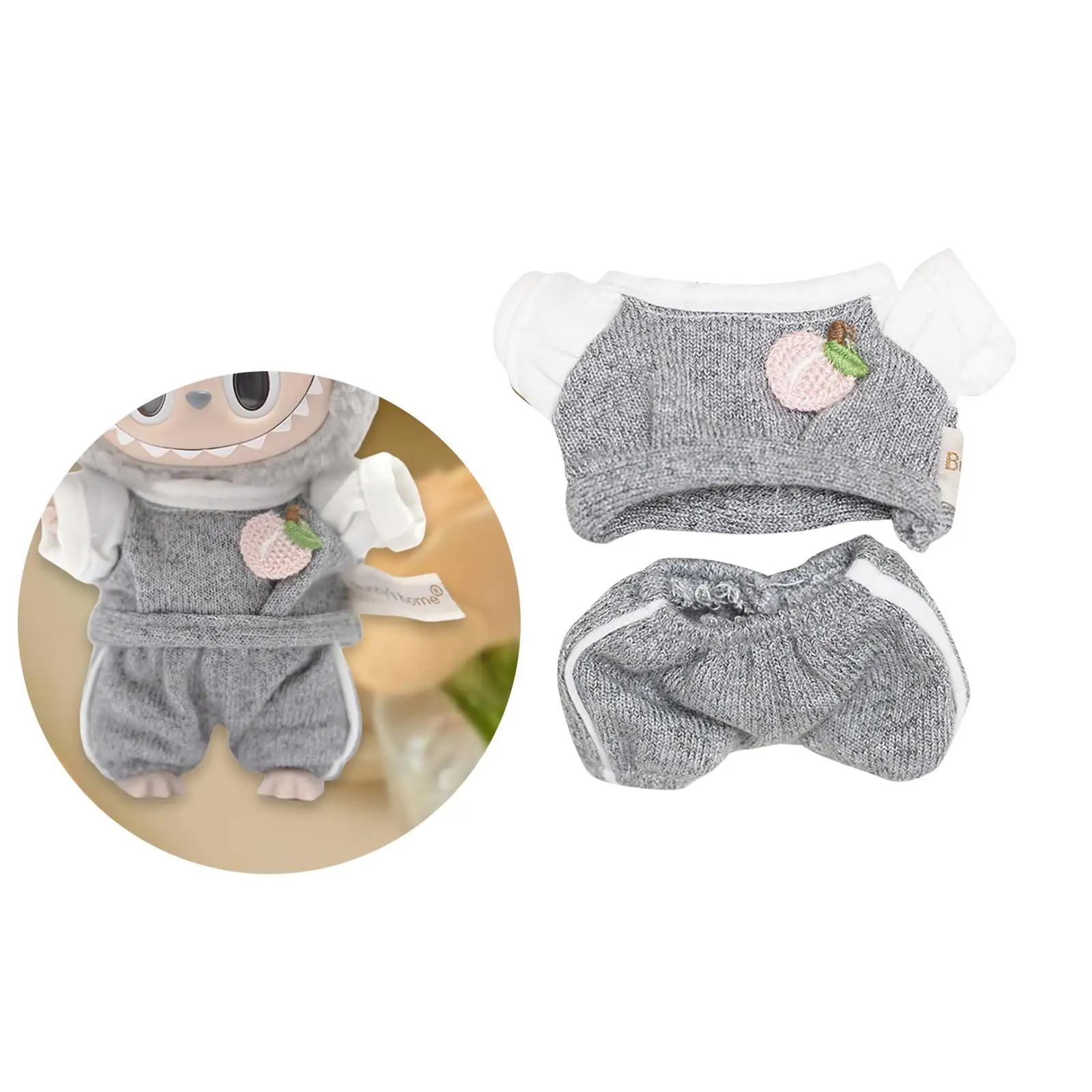 Doll Sports Clothes Adorable Fashion Doll Dress up Doll Accessories Accessories for 17cm Pendant Doll Dress up Accessories Decor