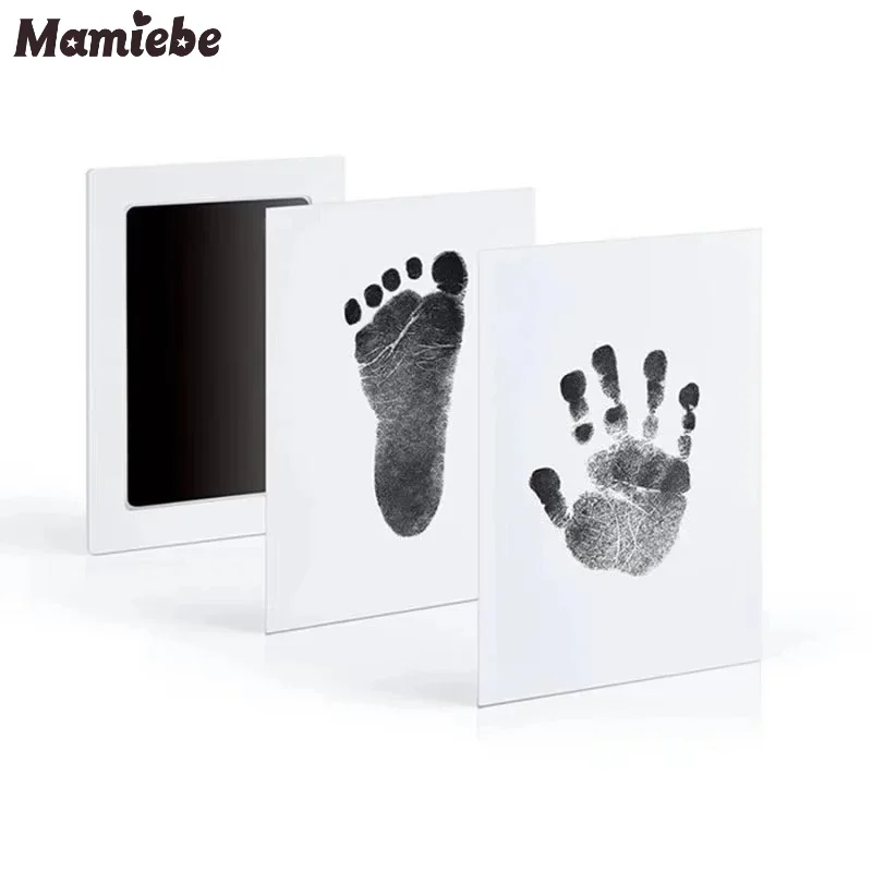 Kit no tóxico de huellas de manos para bebés: captura de huellas y huellas de manos para recién nacidos, perfecto para recuerdos y regalos de bebés, huellas de manos para bebés - imagen 4