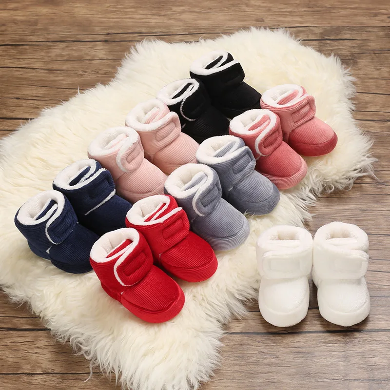 Botas de invierno para bebé cálidas con suela suave antideslizante - imagen 2