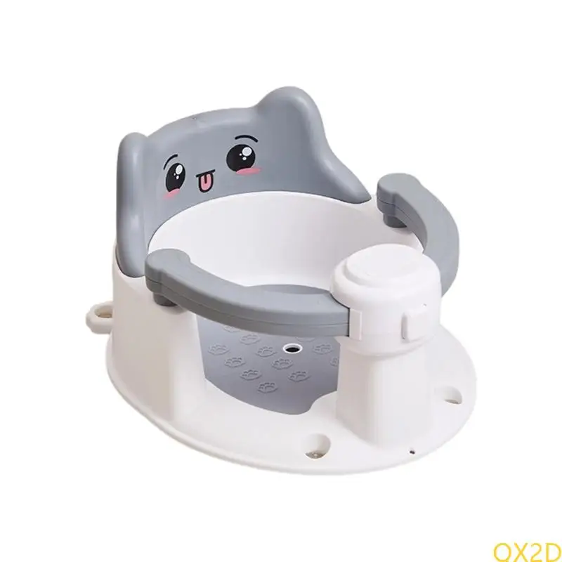 Asiento baño bañera infantil QX2D asiento baño para bebés para bebé 6-15 meses proporciona soporte respaldo fácil - imagen 3