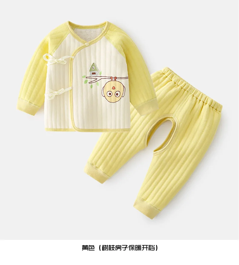 Conjuntos de 2 piezas de primavera y otoño para bebés, ropa para niños y niñas de 0 a 3 meses, Camiseta de algodón bonita de dibujos animados + Pantalones, conjunto de ropa para recién nacidos BC317 - imagen 3