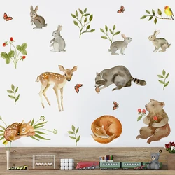 Pegatinas de pared animales del bosque – Decoración infantil
