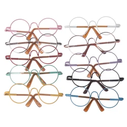 Gafas vintage para muñecas – Marco de felpa con metal