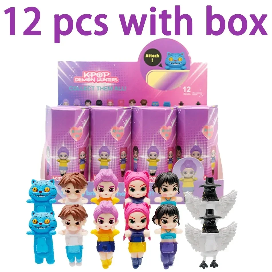 ** K-pop Demon Hunters Mini figuras coleccionables caja ciega Derpy Tiger Rumi Mira Zoey Sussy muñeca regalo de seguidor regalo de cumpleaños de Navidad