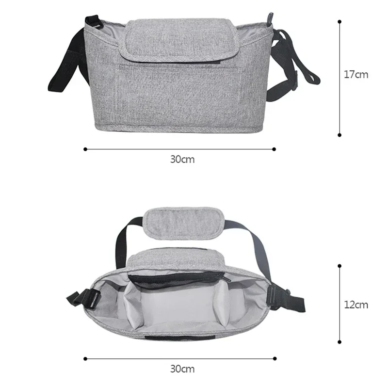 Bolsa organizadora de invierno con portavasos para cochecito - imagen 4
