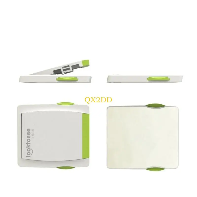 QX2D Cerradura seguridad para niños para puerta corrediza vidrio Seguridad para bebés Cerradura ventana deslizante - imagen 3