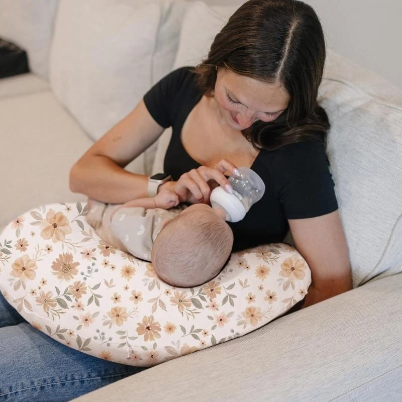 Q81A 2pcs cubiertas almohadas lactancia extraíbles para recién nacidos cubierta almohada lactancia suave y diseños - imagen 3