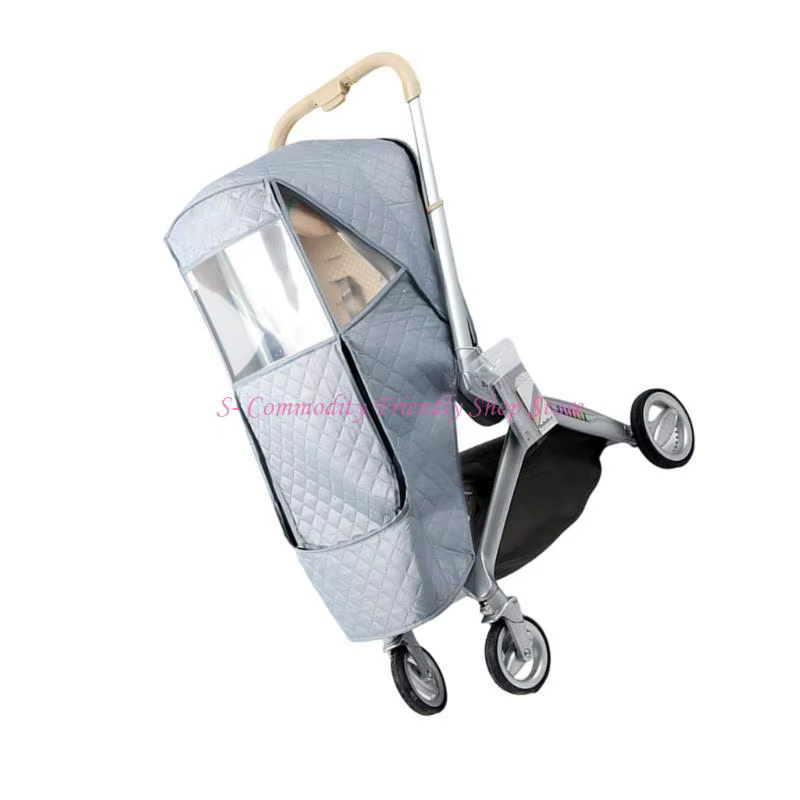 Protector de lluvia para cochecito de bebé – Resistente al viento - imagen 2