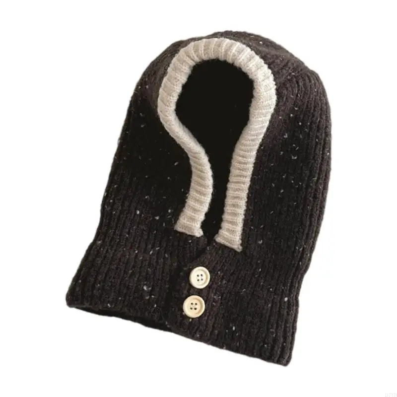 Tapa punto lavable a máquina D7YD con cobertura cabeza completa para niños uso clima frío - imagen 4