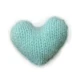 mohair heart-mint
