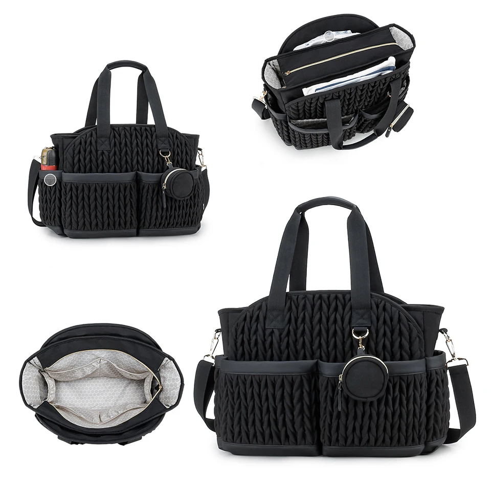 Bolsa mommy ligera con gran capacidad