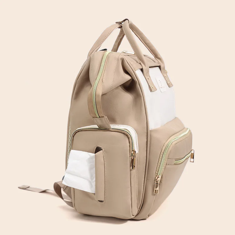 Bolsa de pañales impermeable con cambiador – Espaciosa y práctica - imagen 2