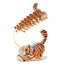 Rompecabezas 3D León Tigre Conejo – Puzzle educativo para niños