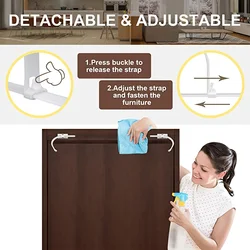 Correas antideslizantes para muebles – Evitan caídas y protegen niños