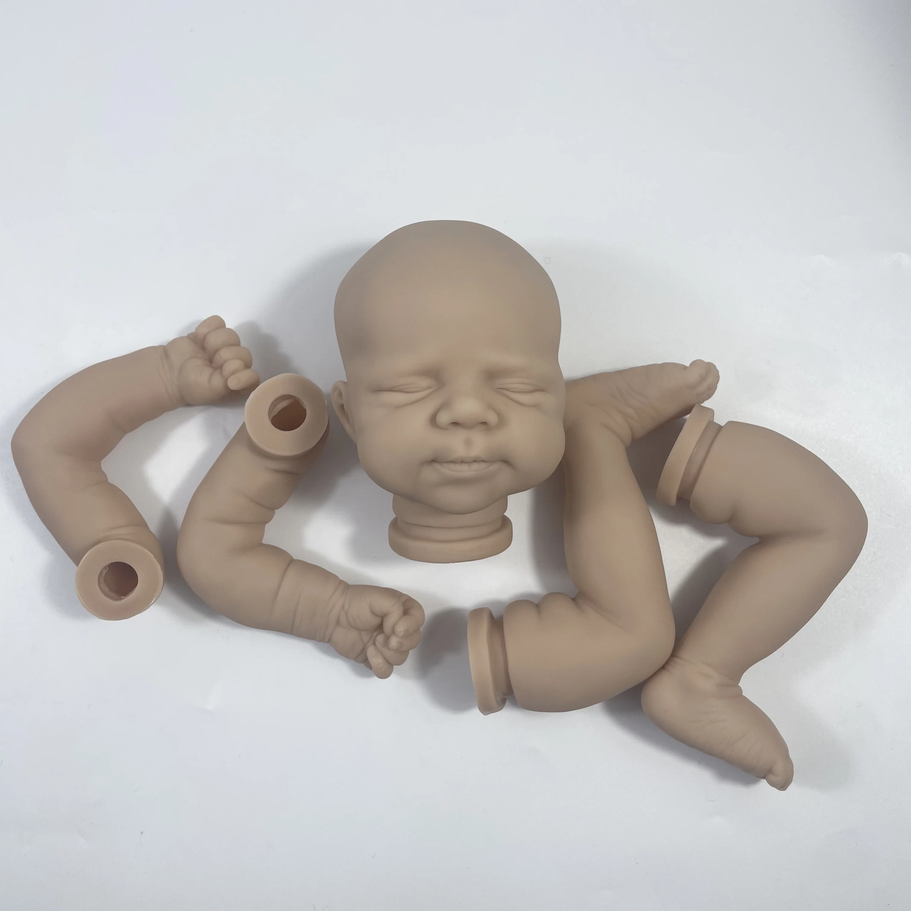 Pascale Reborn - Muñeca reborn 18 pulgadas cuerpo de tela sin pintar - imagen 5