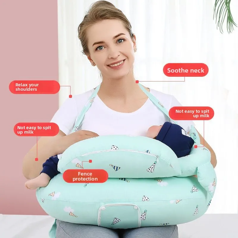 Almohada de lactancia ergonómica relleno algodón espiral - imagen 3