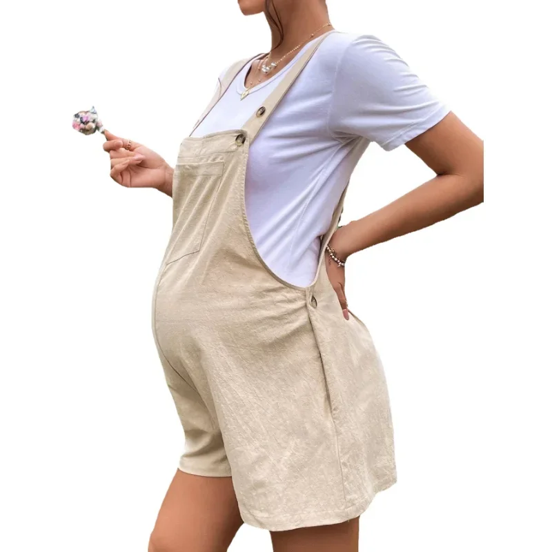 Mono de maternity verano – Algodón natural para embarazadas - imagen 2