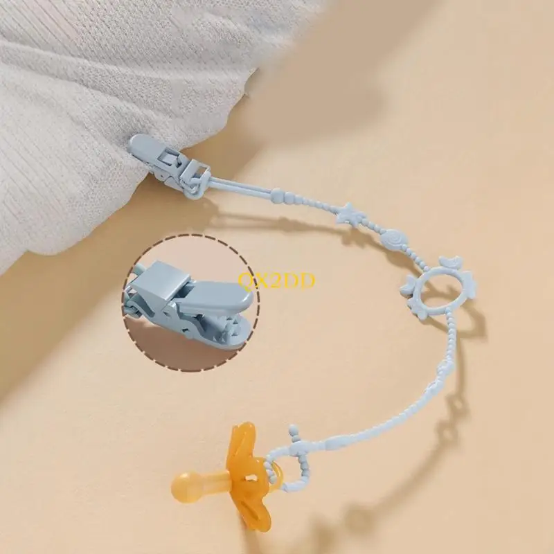 Sujetachupetes de silicona con clip – Para cochecito y trona - imagen 3