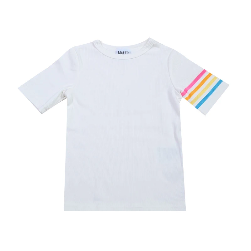Conjunto vaquero infantil bordado – Falda y camiseta azul para niño - imagen 5