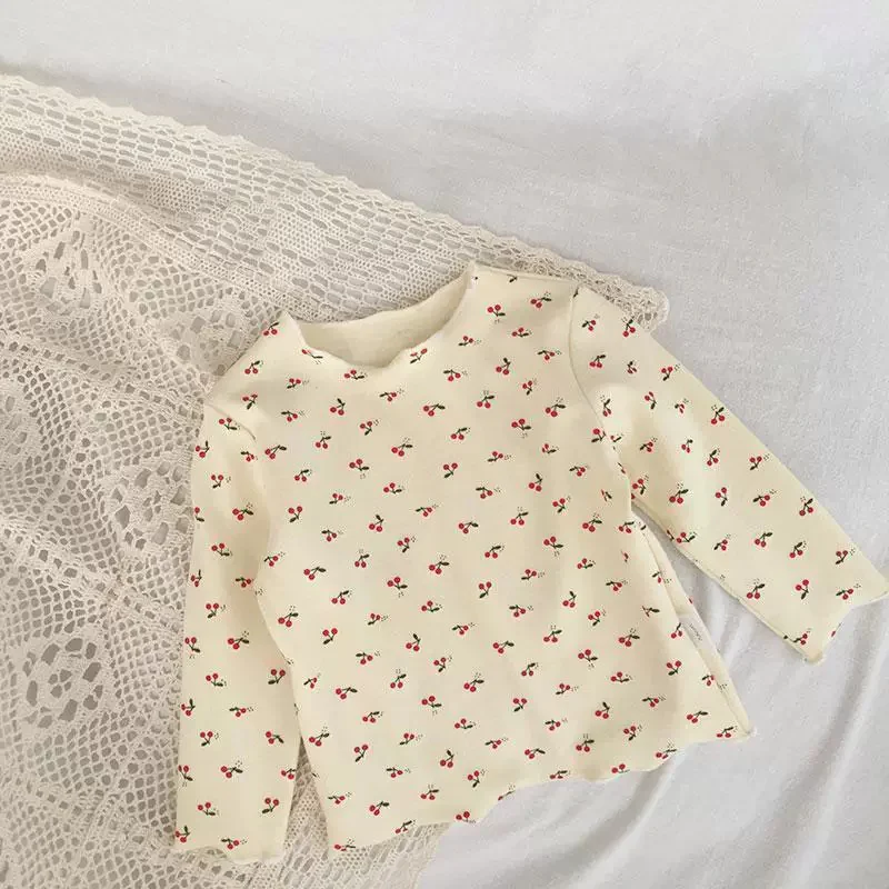 Blusa floral de algodón para niña primavera - imagen 5