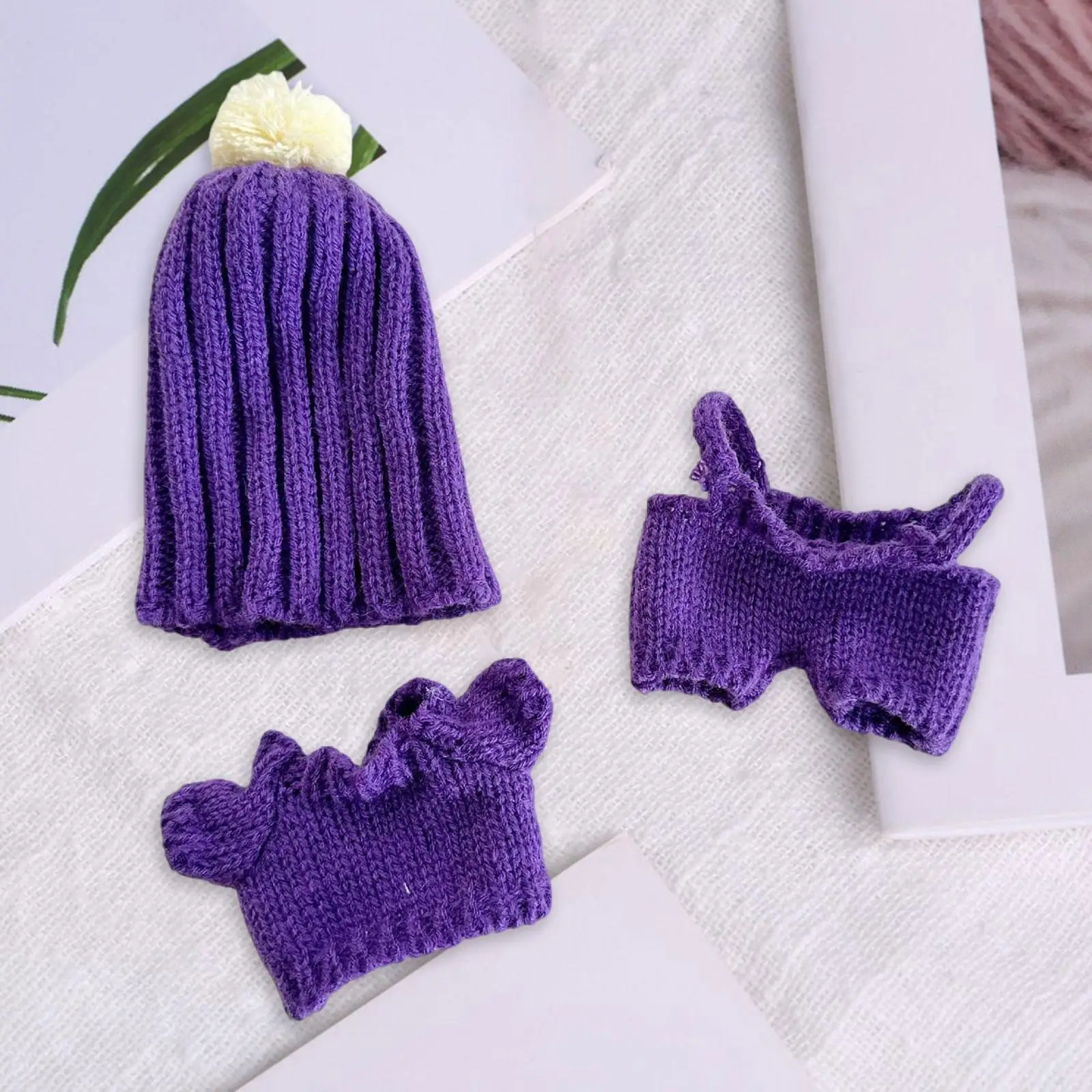 Doll Clothes Jumpsuit Soft Plush Doll Accessories Costumes for 17cm Doll