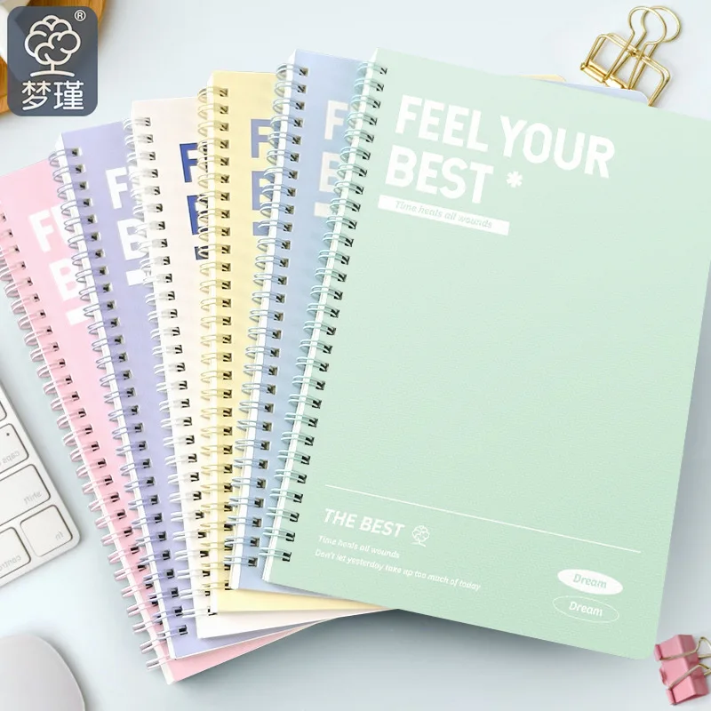 Cuadernos en espiral gruesos A5 B5, páginas perforadas, cuaderno de hojas sueltas para estudiantes, escuela, suministros de papelería de oficina - imagen 2