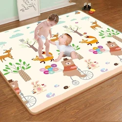 Alfombra de juegos para bebé con actividades de desarrollo y gateo