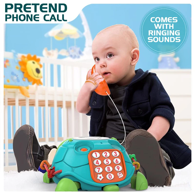 Tortuga musical interactiva para bebés – Estimula el gateo - imagen 4