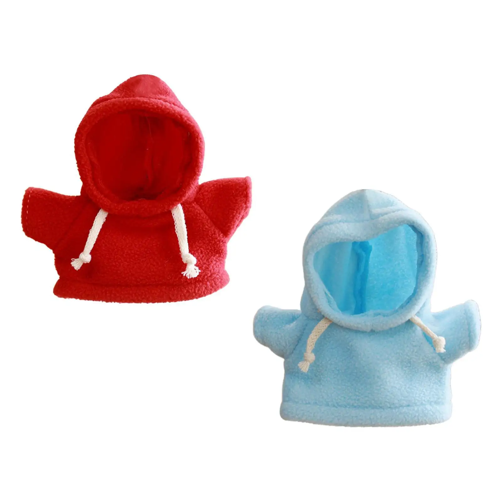 20cm Plush Doll Clothes for Little Girls Cartoon Gifts Stuffed Doll Hoodies