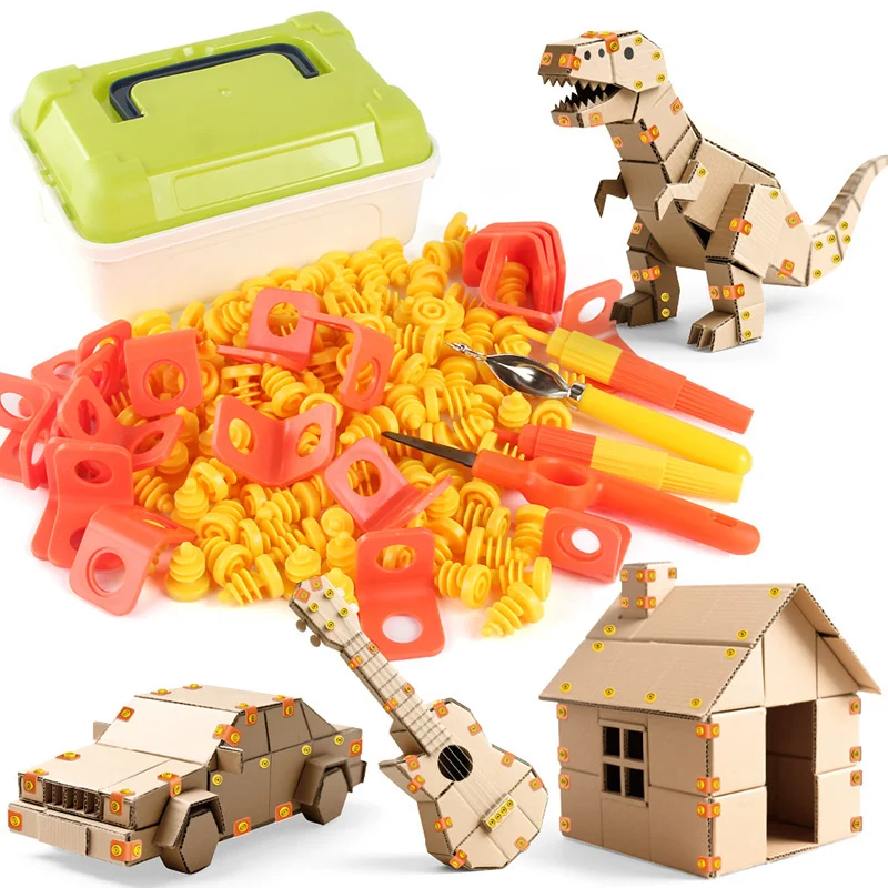 Juego de construcción en cartón para niños – Actividades familiares - imagen 4