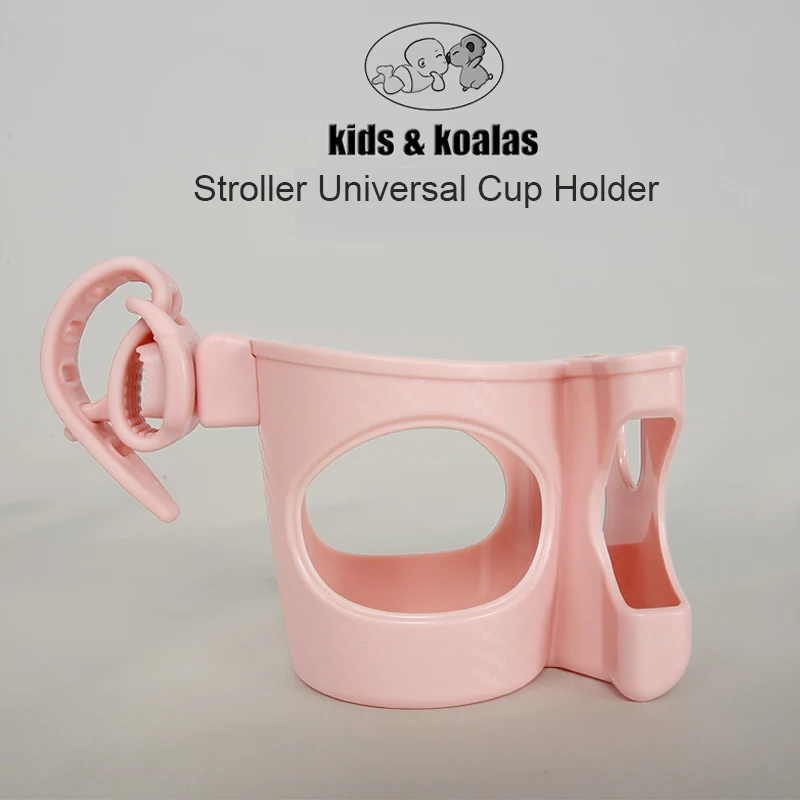 Portavasos Universal para Cochecito de Bebé con Soporte para Teléfono Móvil - imagen 2