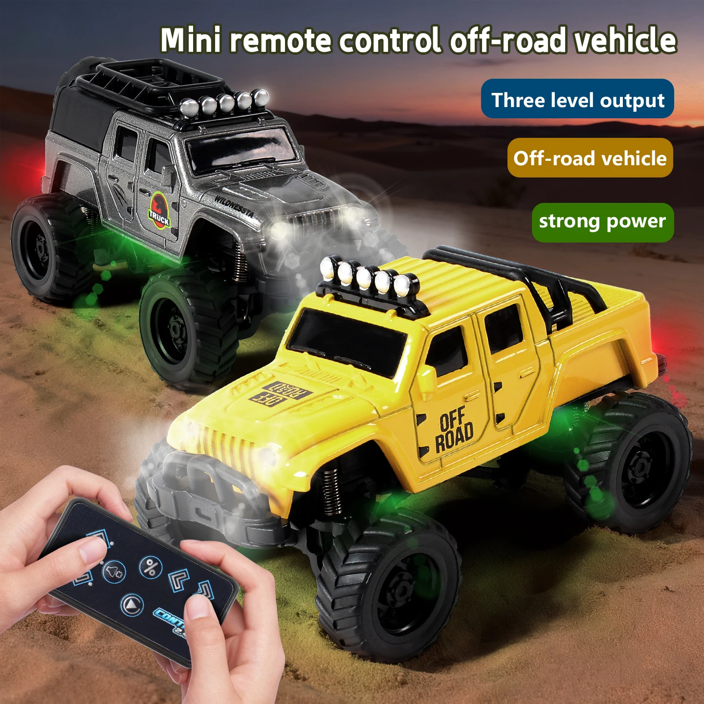 Coche RC Todoterreno de Alta Velocidad Control APP Juguete Infantil - imagen 4