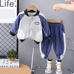 Conjunto de chaqueta y pantalón para bebé primavera otoño