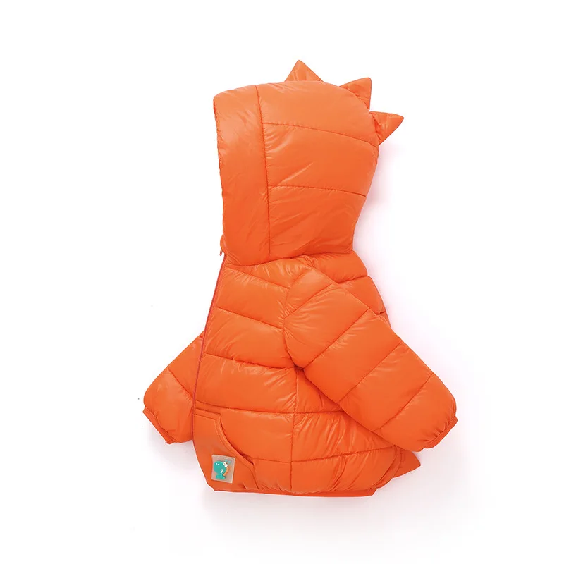 Chaqueta de plumón con capucha para bebé – Estampado dinosaurio 3D - imagen 5