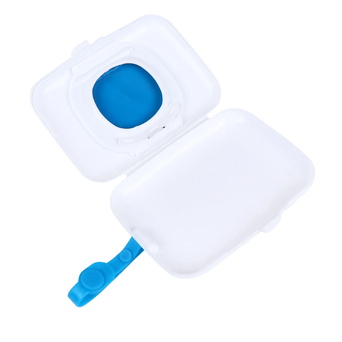 Estuche portátil para pañuelos húmedos para bebé, soporte ligero y reutilizable para toallitas húmedas para viaje, cochecito al aire libre, caja de almacenamiento de toallitas para cochecito - imagen 3