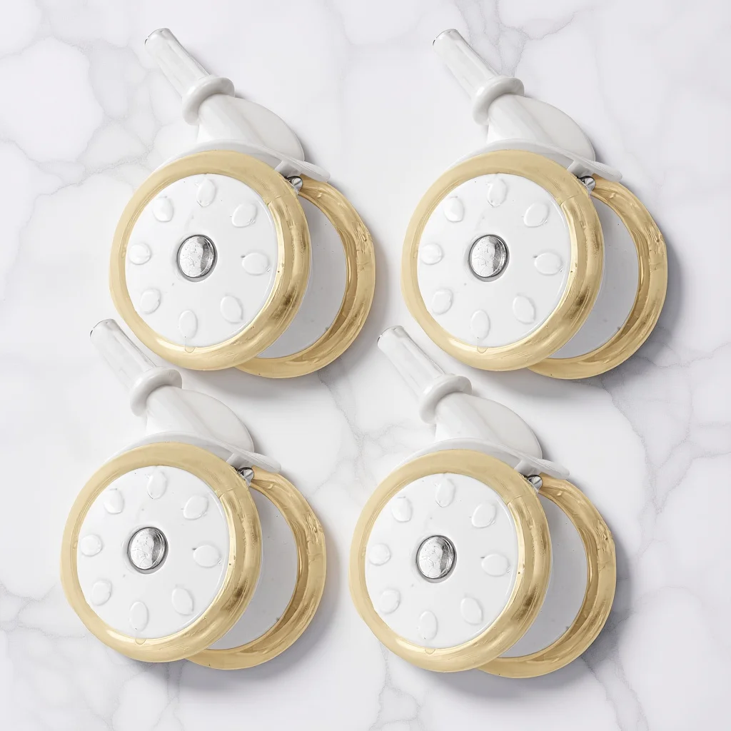 JOINPAYA 4 ruedas de repuesto universales para caminantes de bebé, juego de ruedas compatibles con modelos de tendencia