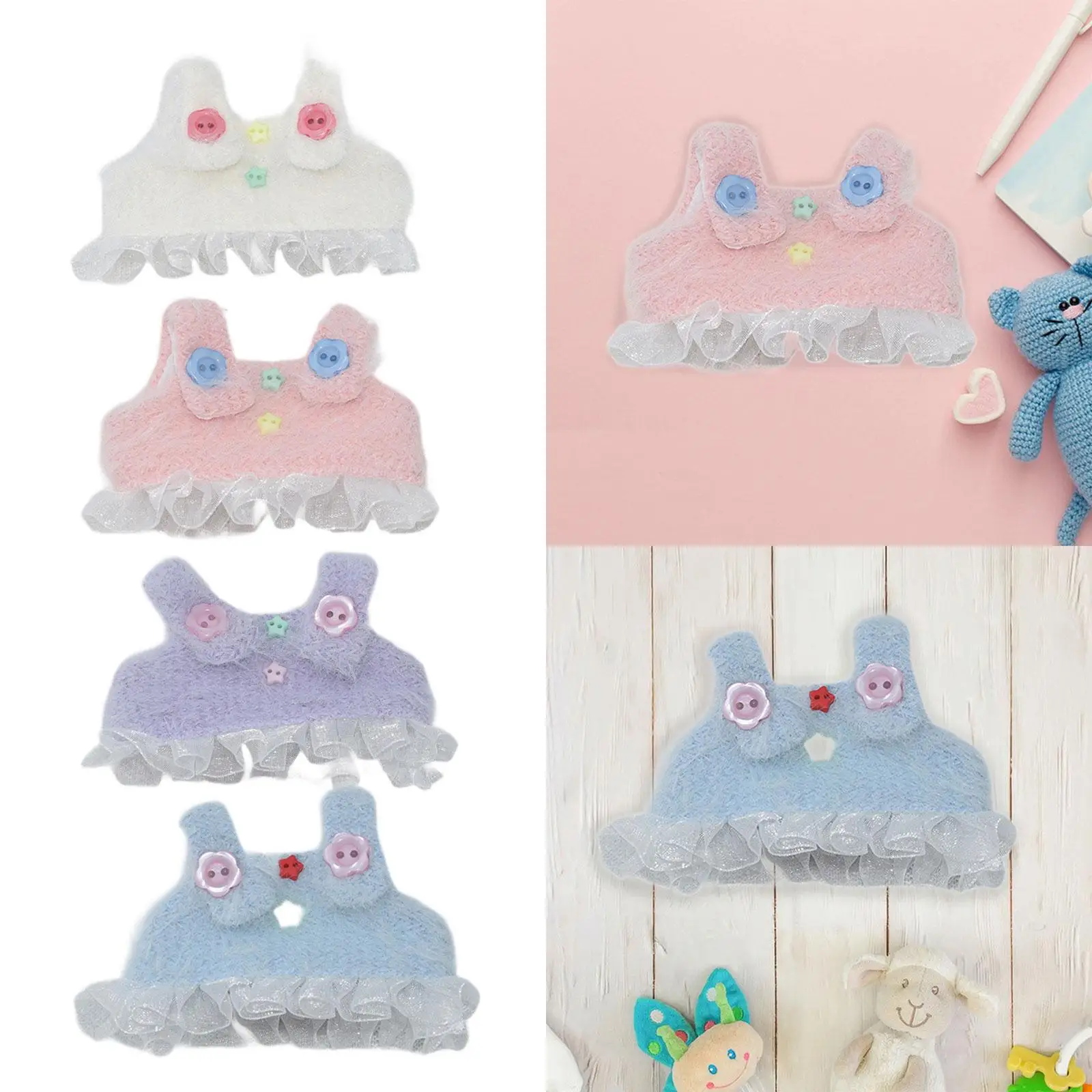 Dolls Dress Miniature Clothes Accessories for 17cm Girl Dolls Birthday Gifts, Halloween Gifts