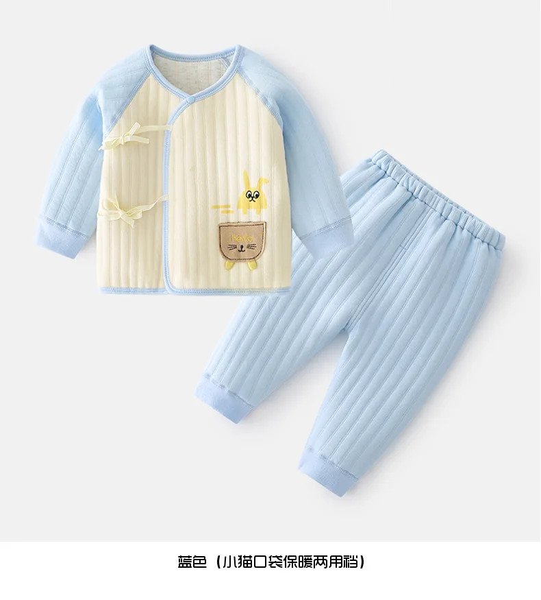 Conjuntos de 2 piezas de primavera y otoño para bebés, ropa para niños y niñas de 0 a 3 meses, Camiseta de algodón bonita de dibujos animados + Pantalones, conjunto de ropa para recién nacidos BC317 - imagen 4