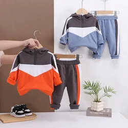 Conjunto bebe primavera-otono: chaqueta con capucha y pantalones