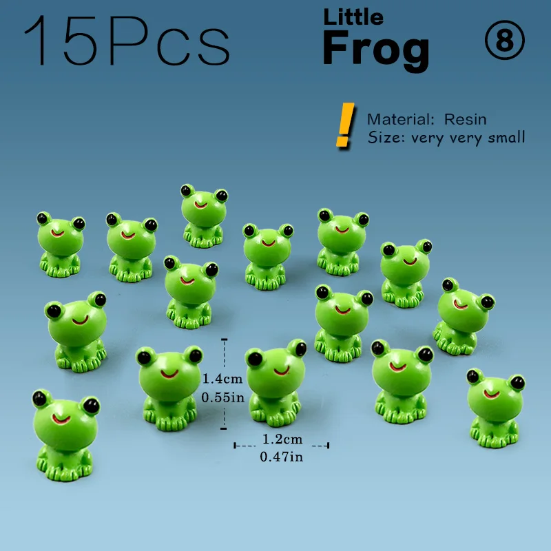 15pcs Frogs