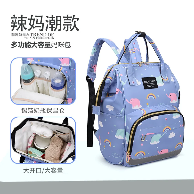 Bolso de maternidad multifuncional convertible en mochila ligero - imagen 2