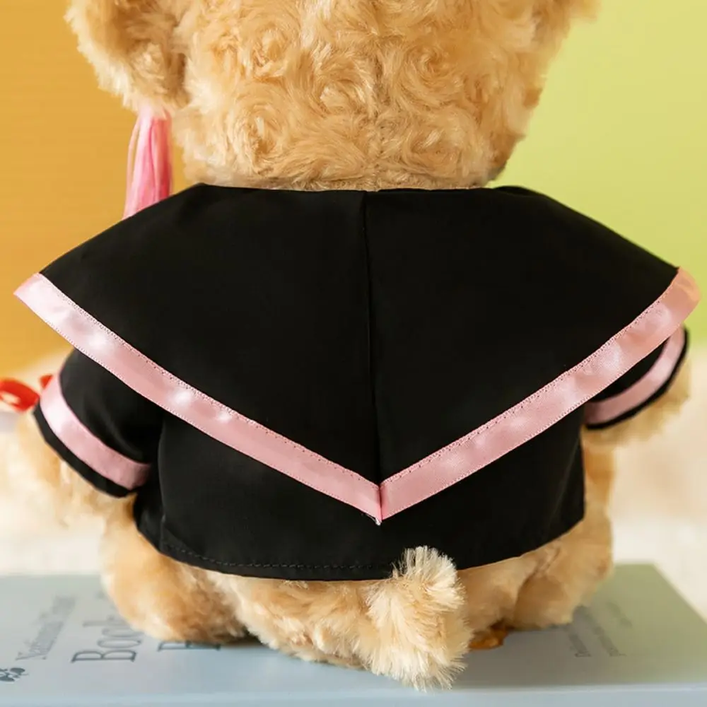 Traje de graduación apto para accesorios de ropa de oso de peluche de 30Cm, haga su propio muñeco de peluche, juguete para regalo de fiesta de graduación - imagen 5