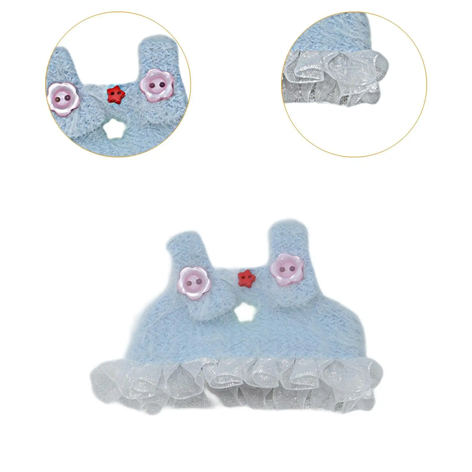 Dolls Dress Miniature Clothes Accessories for 17cm Girl Dolls Birthday Gifts, Halloween Gifts