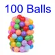 100 Colorful ball
