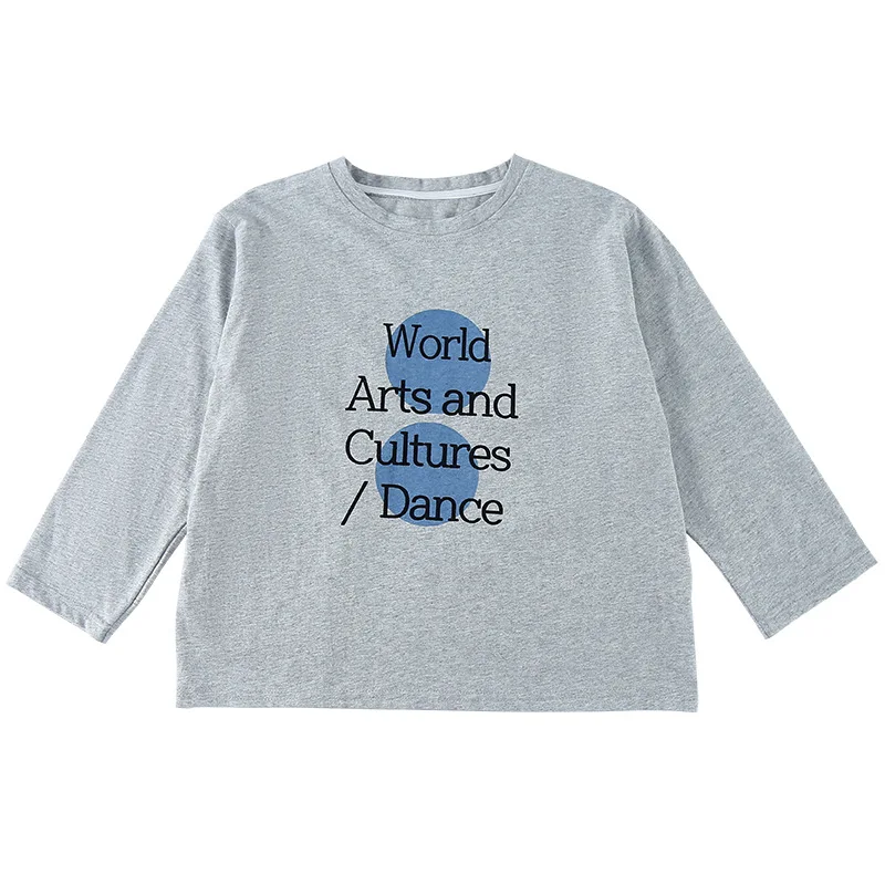 Camiseta de manga larga para niños, ropa de otoño, nuevo estilo, camisa Base holgada para niña, Top para bebé - imagen 4