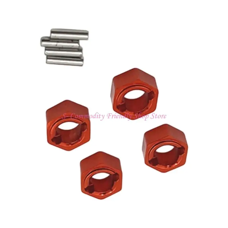 85AE 7mm Couplers Black for Improved Grip and Precisions Remote Control Vehicles Wheel Clamp - imagen 2