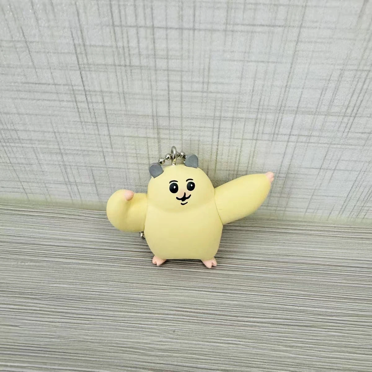 Juguetes cápsula originales, figura Muscular de Ham-chan, mascota, lindo hámster fuerte kawaii, modelos de pose de culturismo, colgante BC - imagen 4